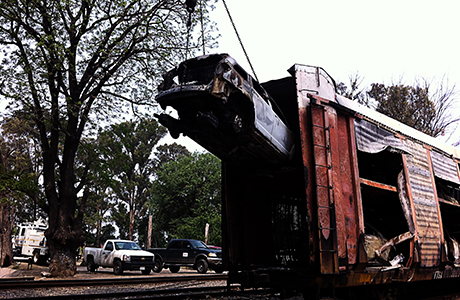 Salvamento ferroviario en Ac&aacute;mbaro, Guanajuato &mdash; imagen 3 de 6