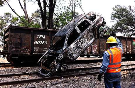 Salvamento ferroviario en Ac&aacute;mbaro, Guanajuato &mdash; imagen 4 de 6
