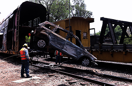 Salvamento ferroviario en Ac&aacute;mbaro, Guanajuato &mdash; imagen 5 de 6